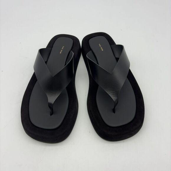 The Row Shoes - The Row GINZA Leather Sandals